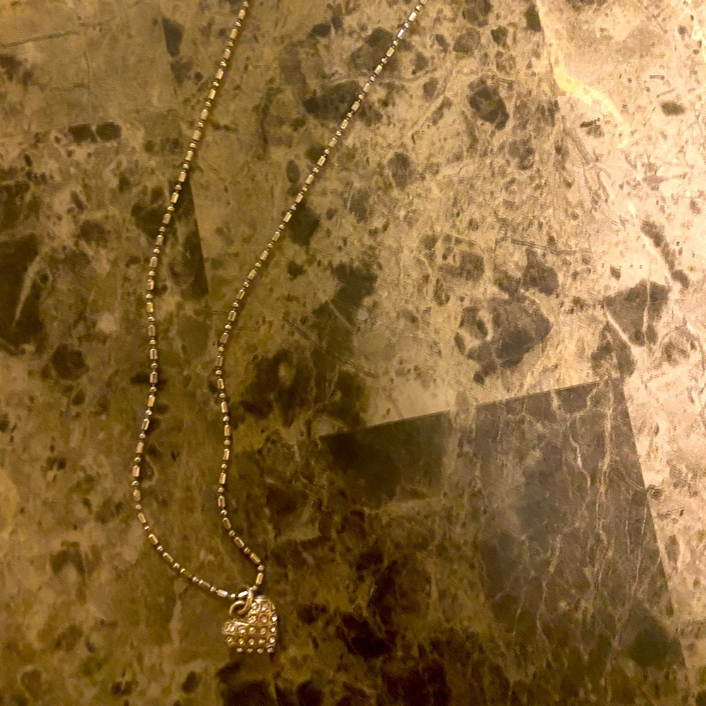 Brighton heart necklace with Swarovski crystals